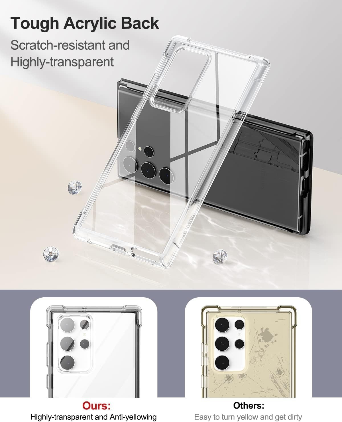 For Samsung Galaxy S22 Ultra Case,Built in Screen Protector,Full Body,Shockproof