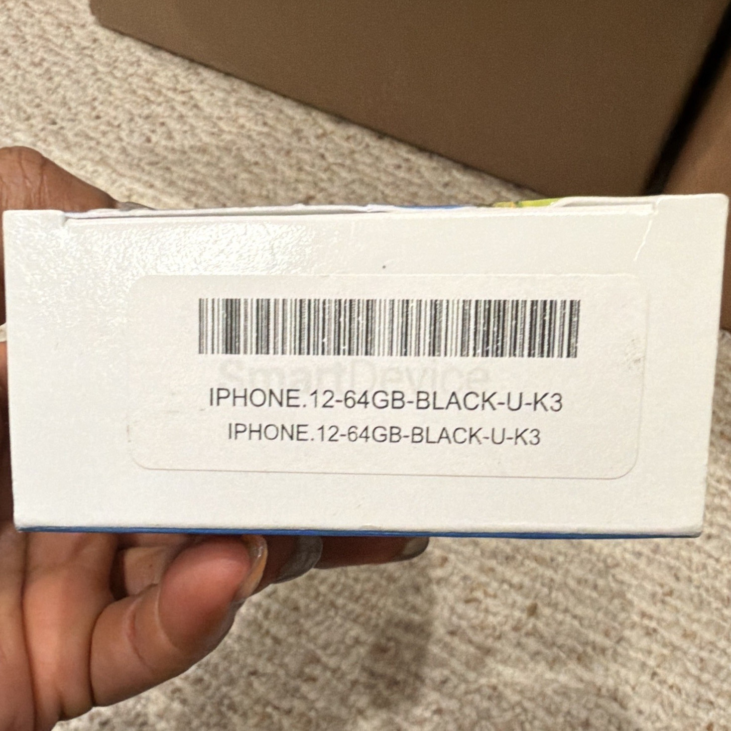 Apple iPhone 12 64GB Black 12MP Front/Rear Camera Smartphone