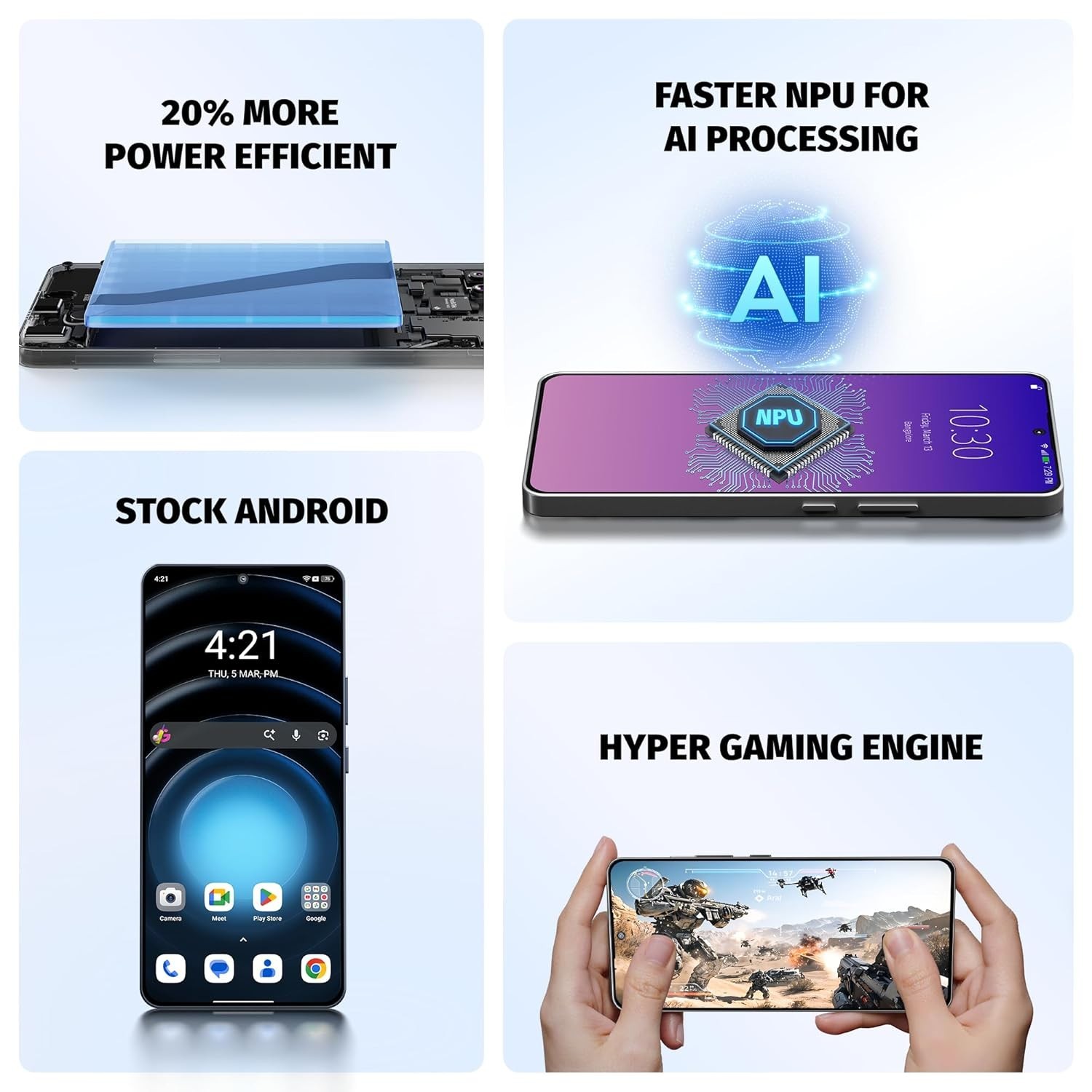 Wobble One 5G 8GB 128GB 50MP Epic Front Camera Dual 4K HDR Unlocked Global White