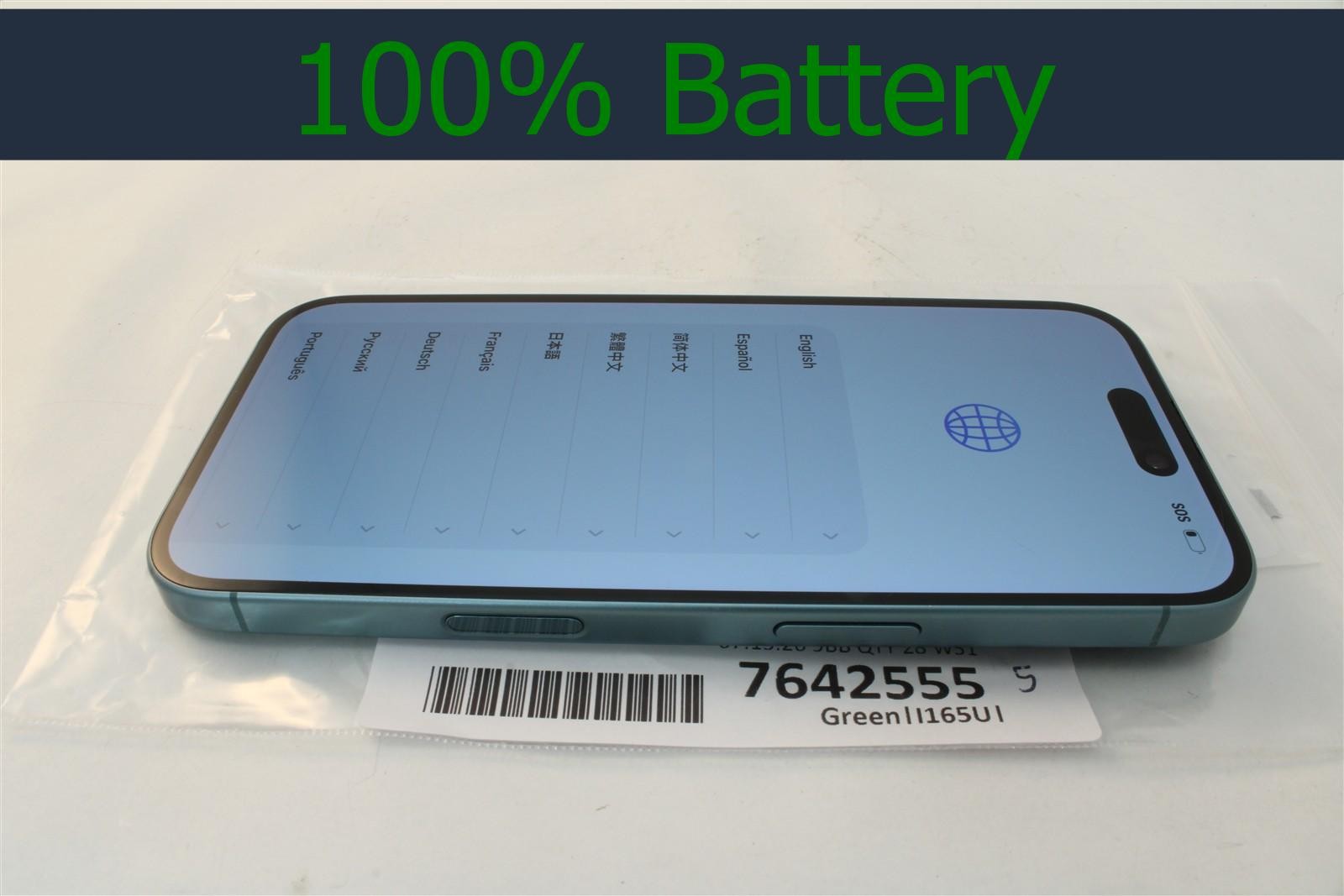Apple iPhone 16 512GB Green Unlocked AT&T T-Mobile Verizon w/ 100% batt! 7642555