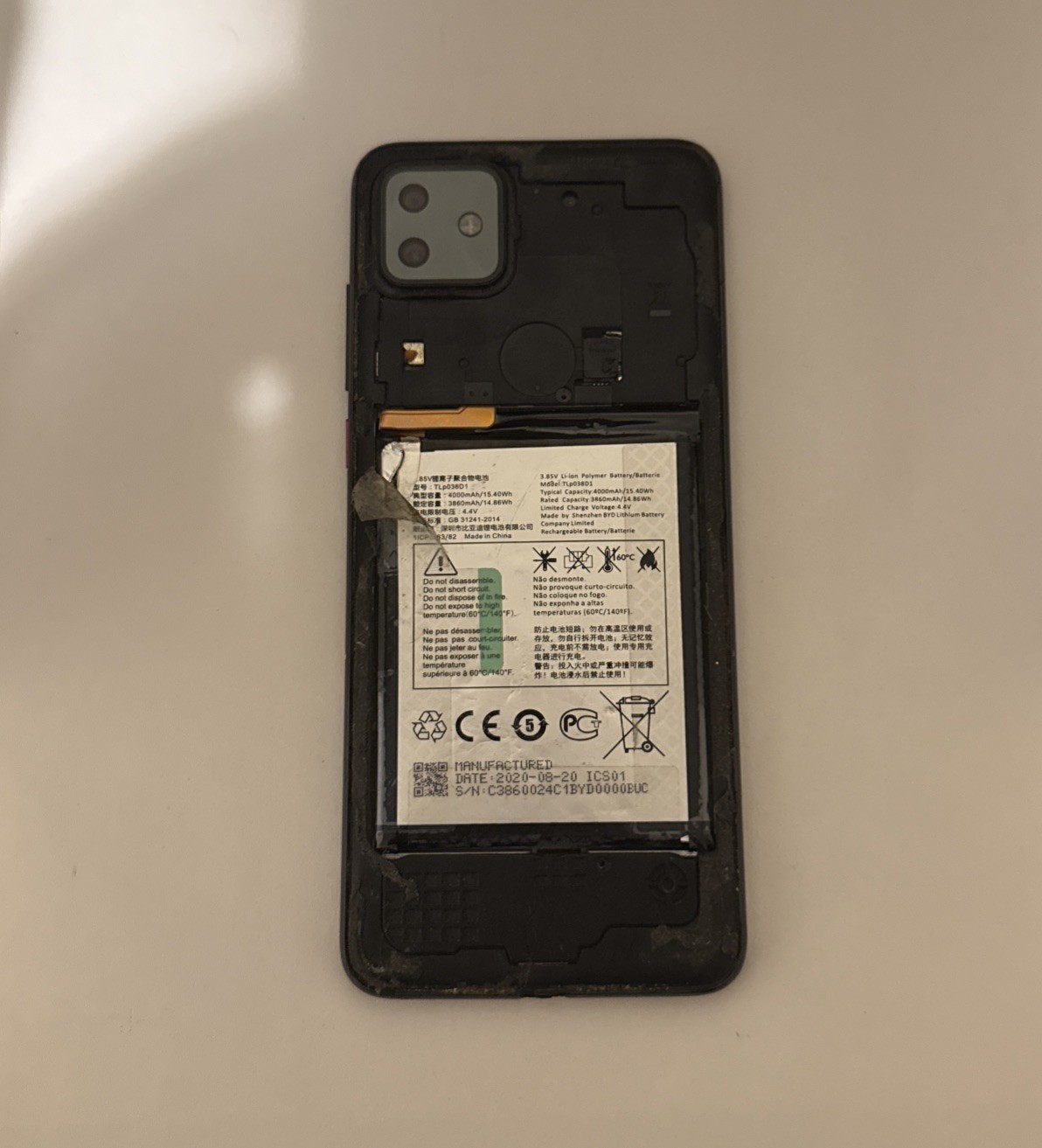 T-Mobile Revvl 4 Plus (For Parts)