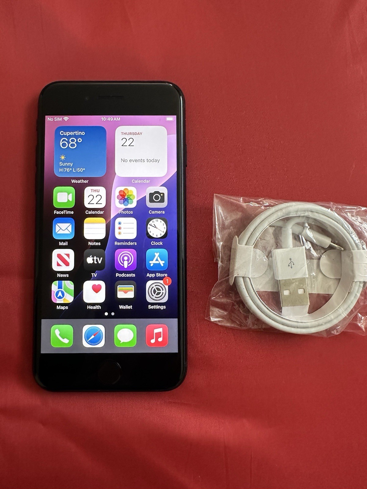 Factory Unlocked Apple iPhone SE 3rd Gen 64GB 5G Battery 98% Midnight Blue