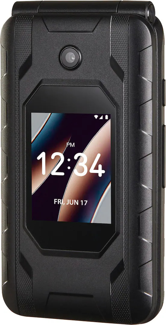 BLU Flex 4G LTE 8GB Basic Mini Compact Flip Phone Tracfone GSM Unlocked (Black)