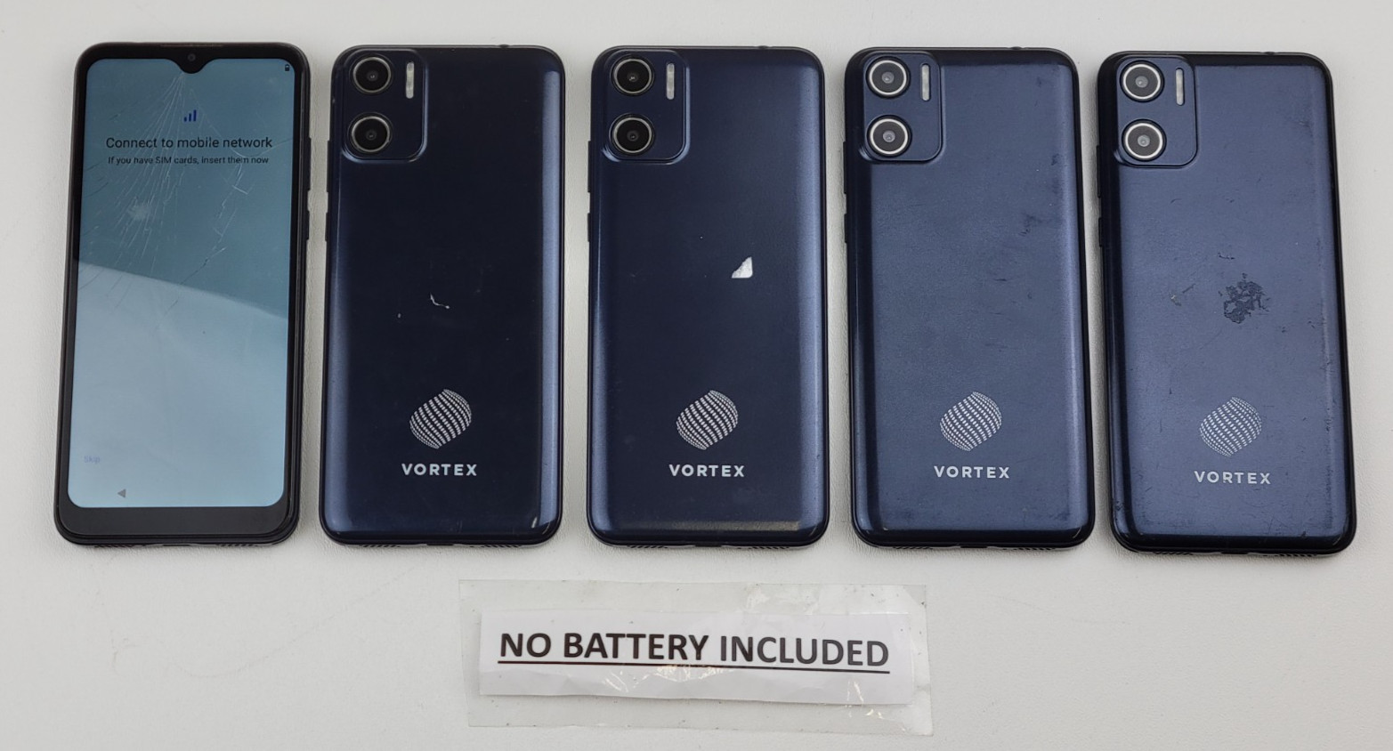 (Lot of 5) **REPAIR** VORTEX HD65 Choice – 32GB – (CARRIER UNKNOWN) Dual SIM