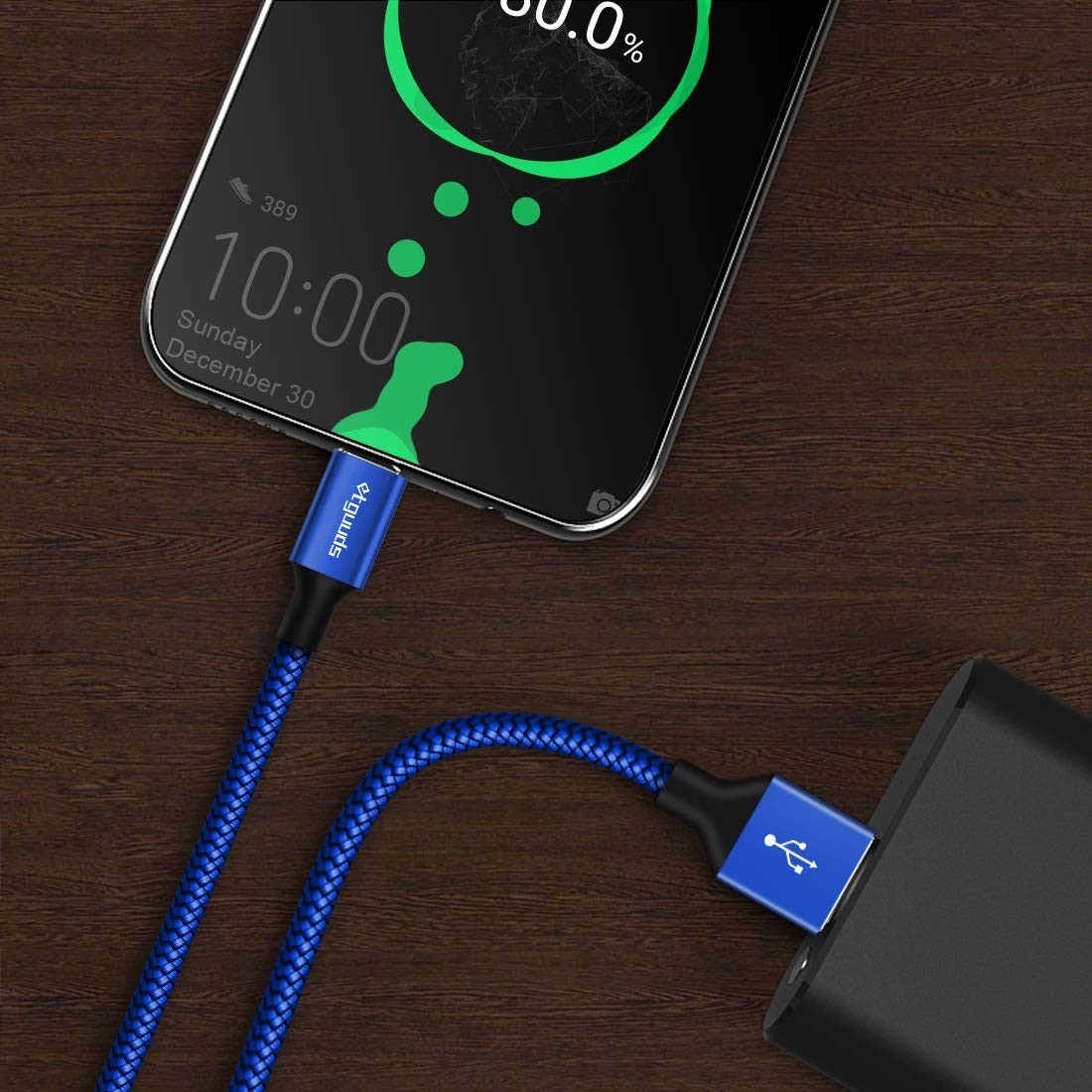 USB A to USB C Cable 5-Pack (3/3/6/6/10 ft) Fast Charging Type C Charger Cord