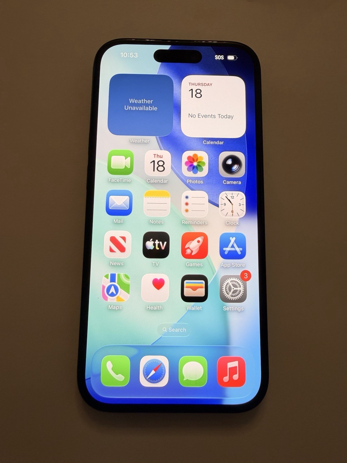 Apple iPhone 15 – 256 GB – Black (Unlocked) Good – A2846