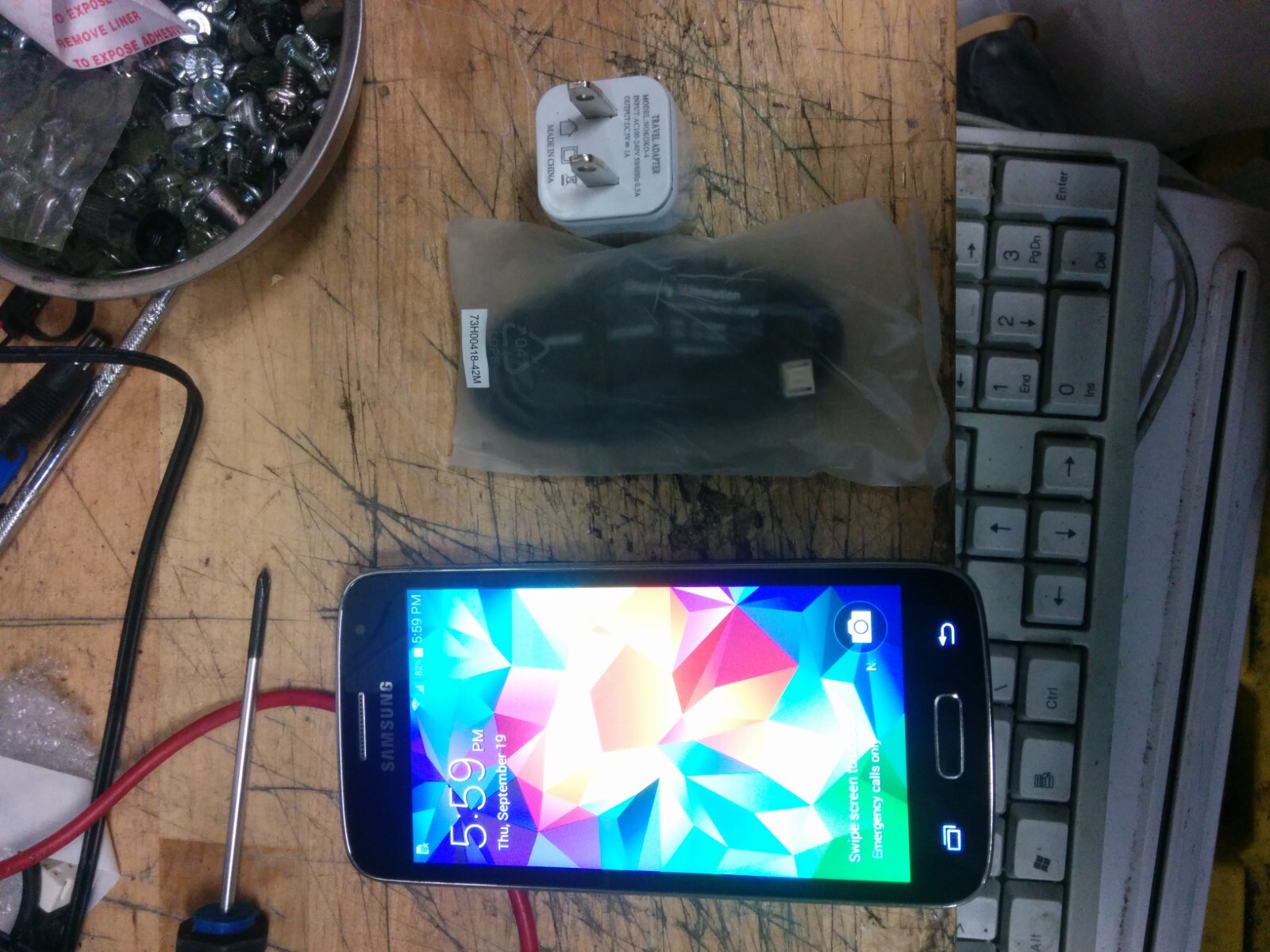 Samsung Galaxy Core LTE – 16 GB 4.4.2 SM-G386W – Black (Unlocked)