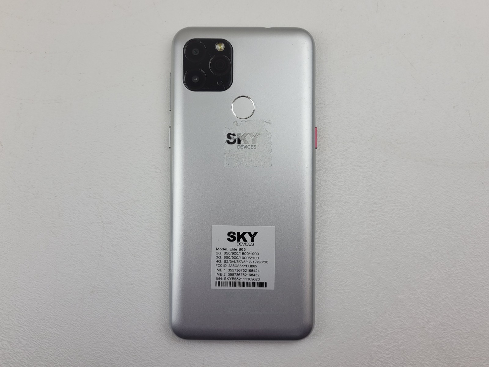 SKY Devices Elite B65 – 32GB – Silver (GSM Unlocked) Dual SIM Smartphone – H4745