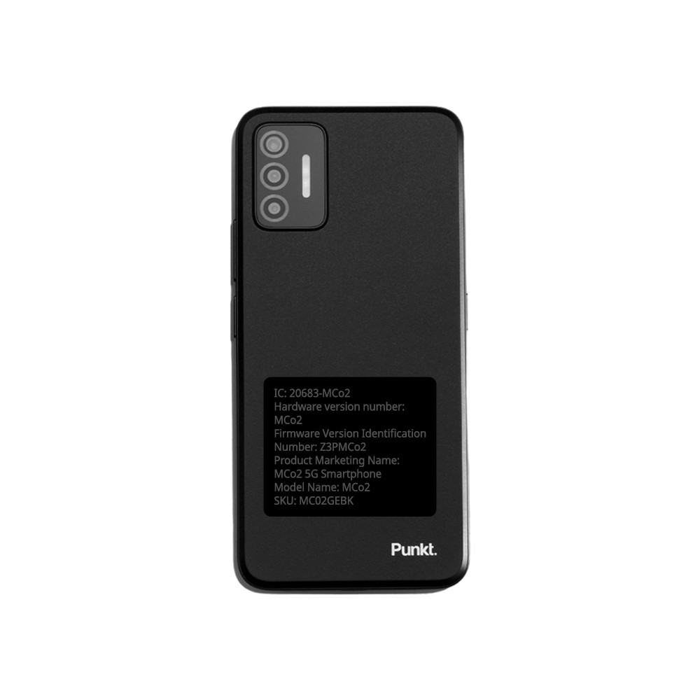 Punkt. MC02 Smartphone – 5G & 4G LTE 6GB RAM 128GB Storage 4K Video 64MP Camera