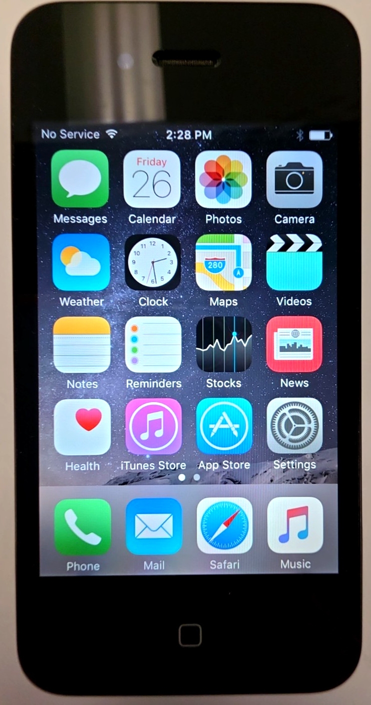 Apple iPhone 4s| 3.5″| 640 x 960| 16 GB| 512MB RAM| Black | AT&T| A1387| EMC2430