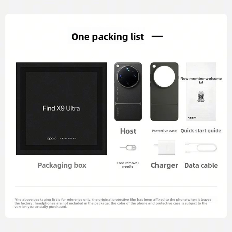 Oppo Find X9 Ultra 5G Mobile Phone Snapdragon 8 Elite Gen 5 200MP 7050 mAh 100W+