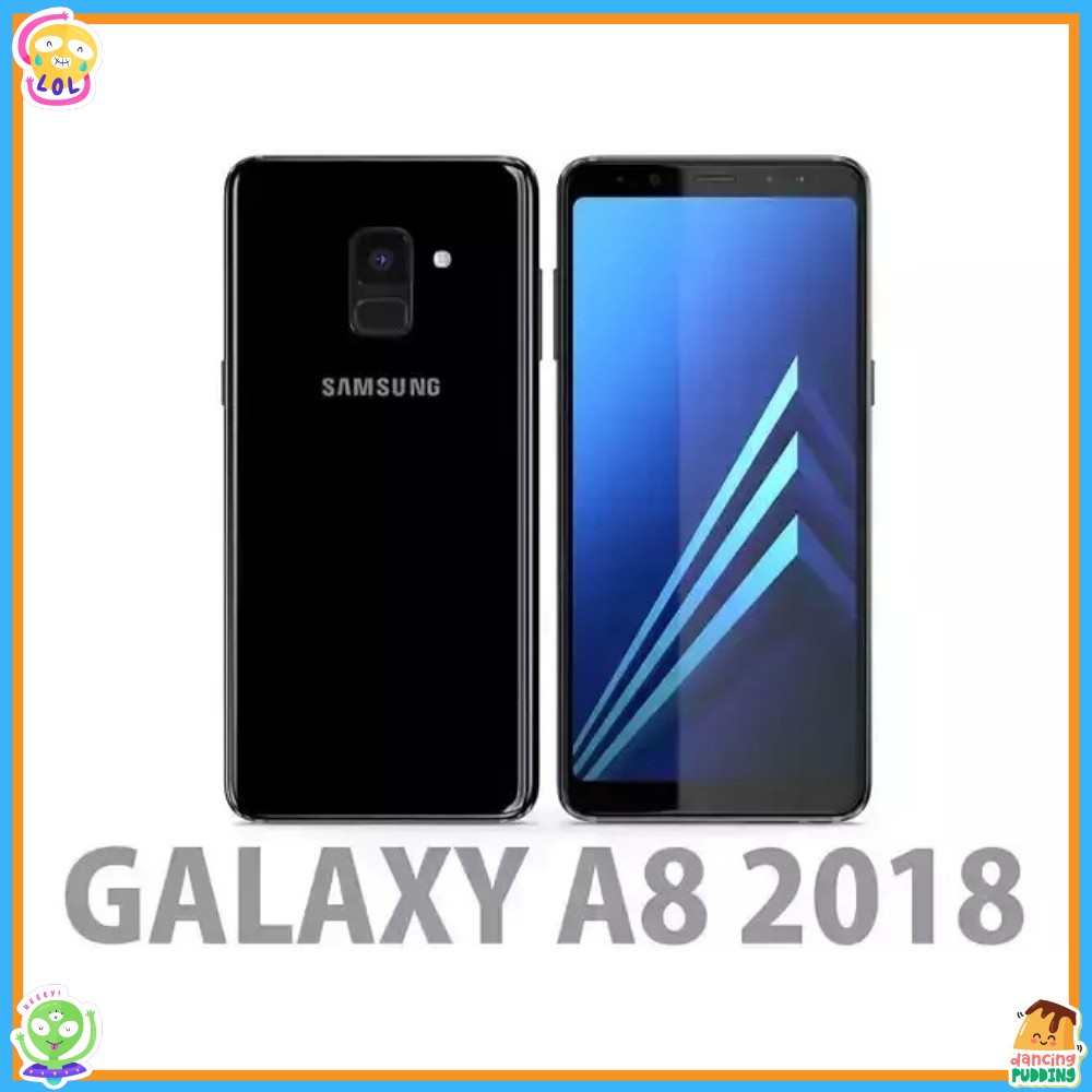 Samsung Galaxy A8 2018 Dual SIM A530F/DS 32GB LTE 4G Unlocked Black * Moderate