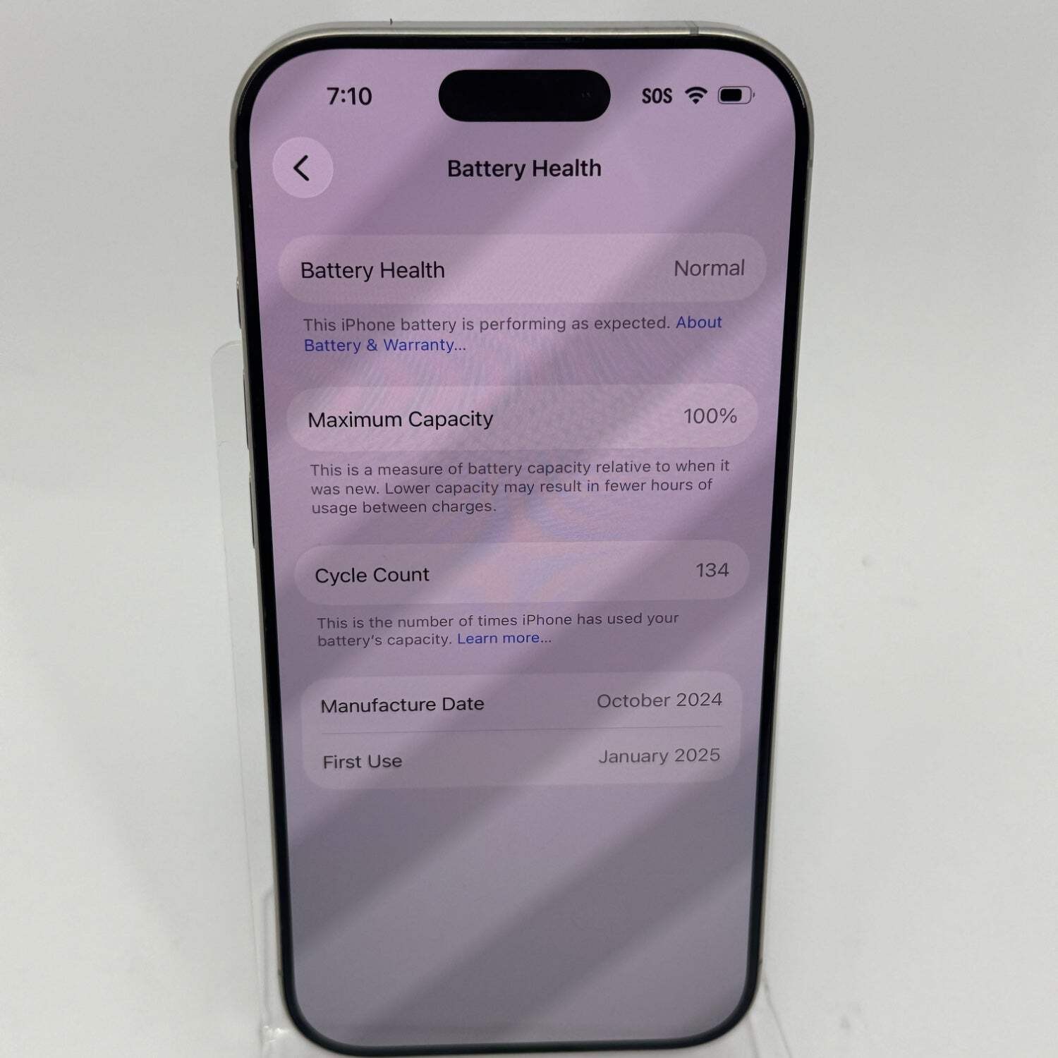 Factory Unlocked Apple iPhone 16 Pro 128GB Natural Titanium MYMD3LL/A