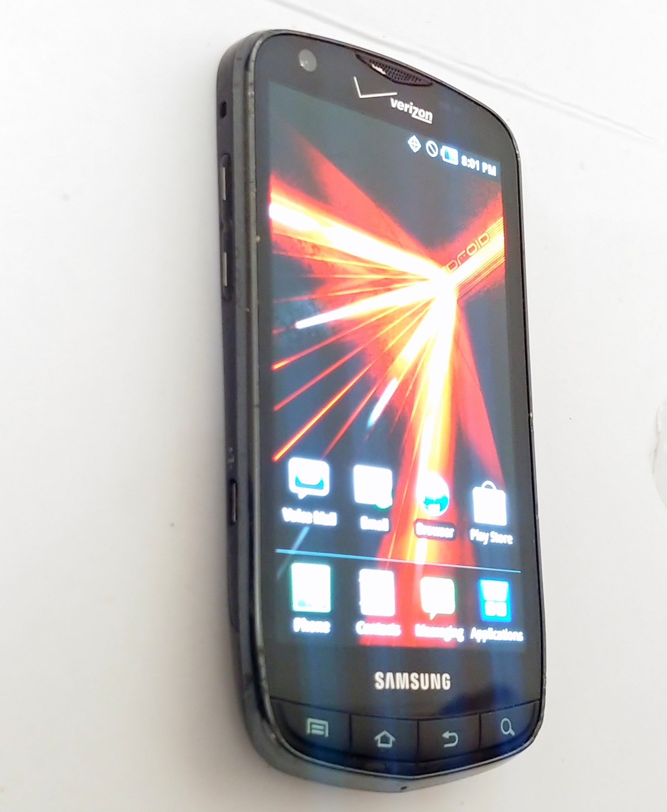SAMSUNG Droid Charge I510 VERIZON,WiFI, MP3, YouTube, Facebook KIDS Backup Phone