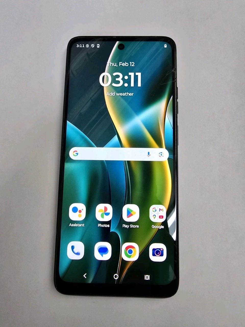 Cricket Moto G – 2025 XT2513-2 Works Great Clean Esn Cracked Screen FREE SHIPP