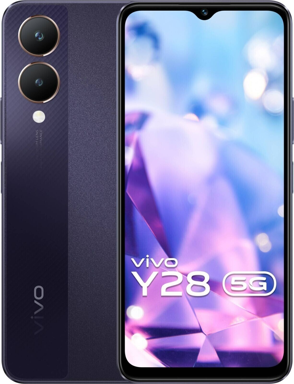 vivo Y28 5G (Purple,128 GB 8GB RAM)6.56″ 50MP Dimensity 6020 Processor Unlocked