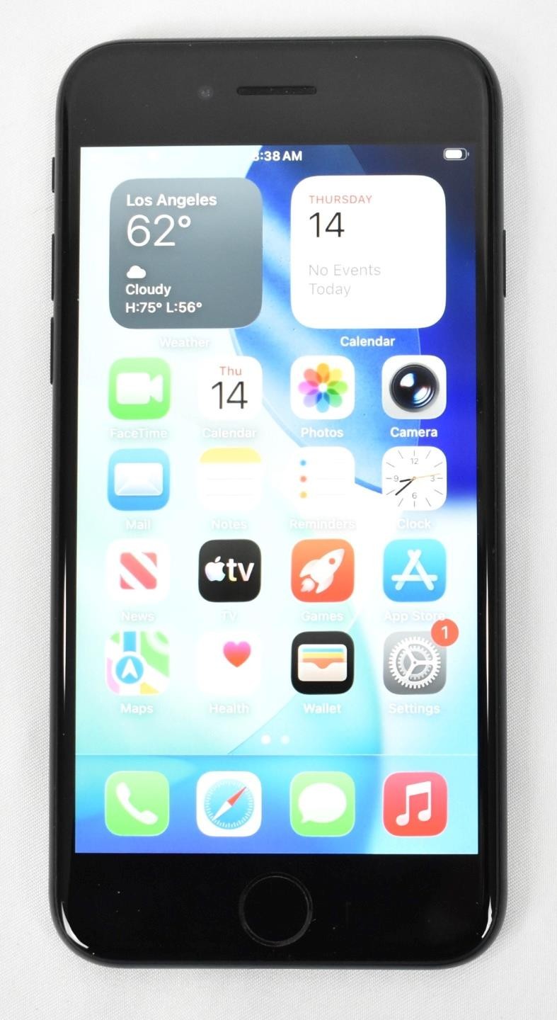 Unlocked Apple iPhone SE 2nd Gen Black 64GB Smartphone MX9K2LL/A
