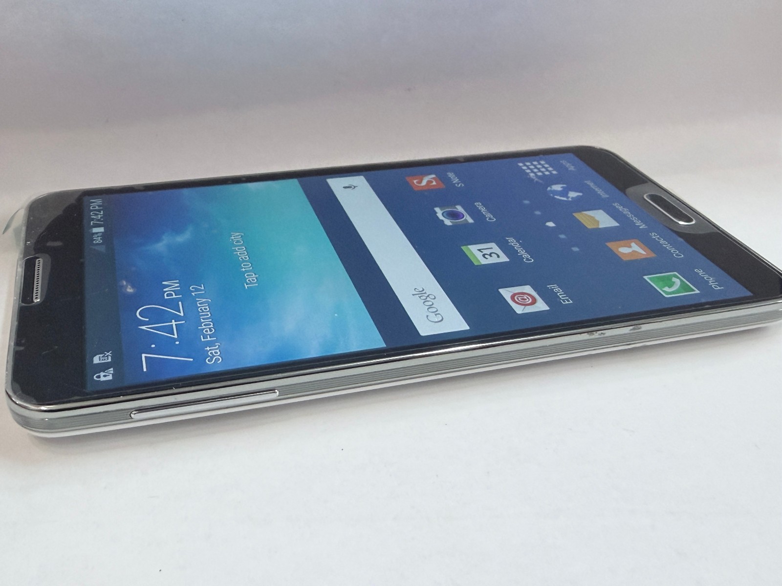 SPRINT Samsung Galaxy Note 3 N900P 32GB 4G LTE White Smart Cell Phone *A GRADE*