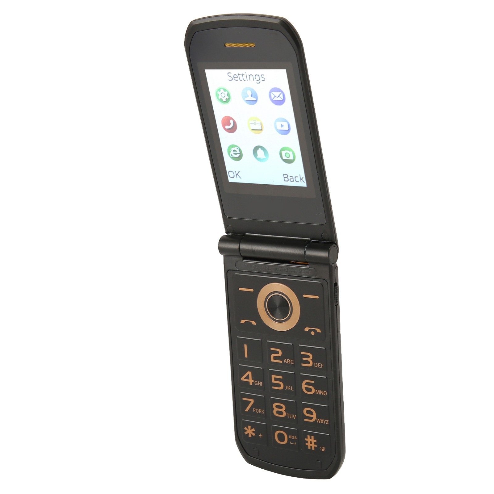 YEEMI K21+ 4G Flip Cell Phone Big Button 2.6in 1.77in Dual Screen Loud Soun XYIY