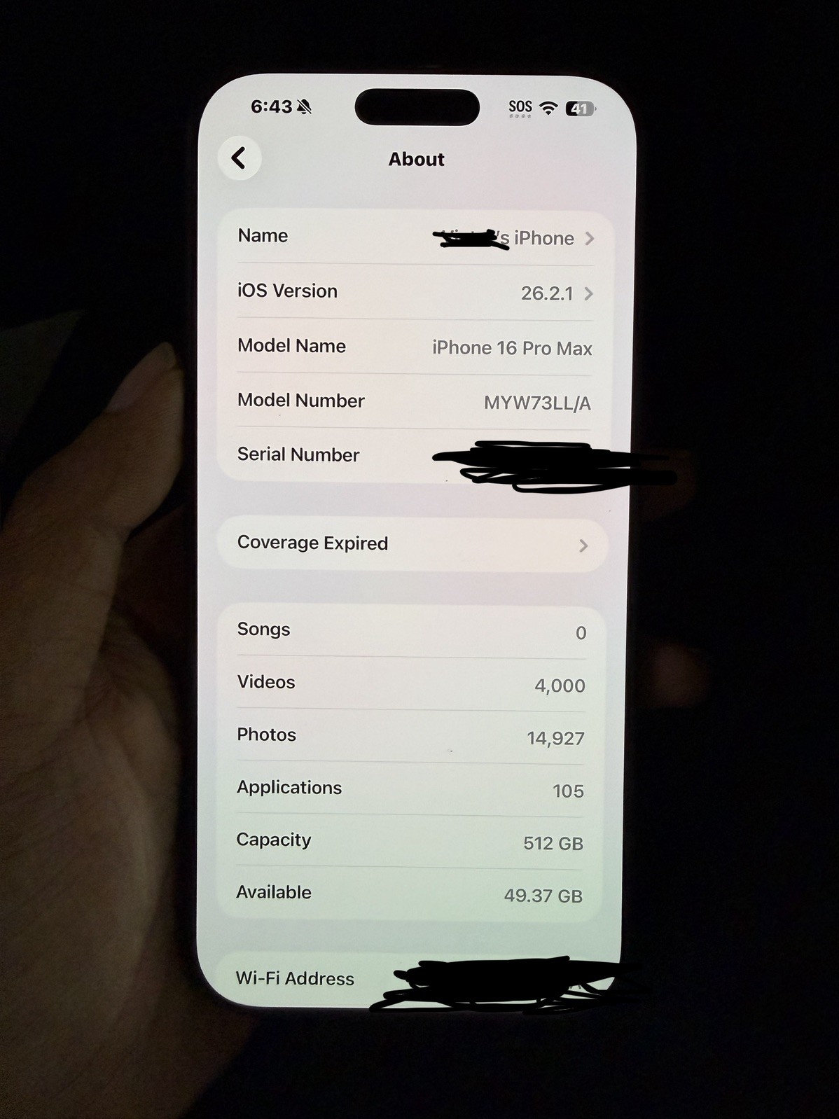 Apple iPhone 16 Pro Unlocked, 512GB, Black, MYML3LL/A