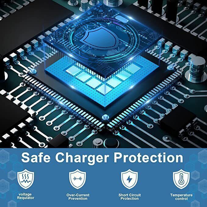 45w Type USB-C Super Fast Wall Charger+6FT Cable For Samsung Galaxy S23 S22 M