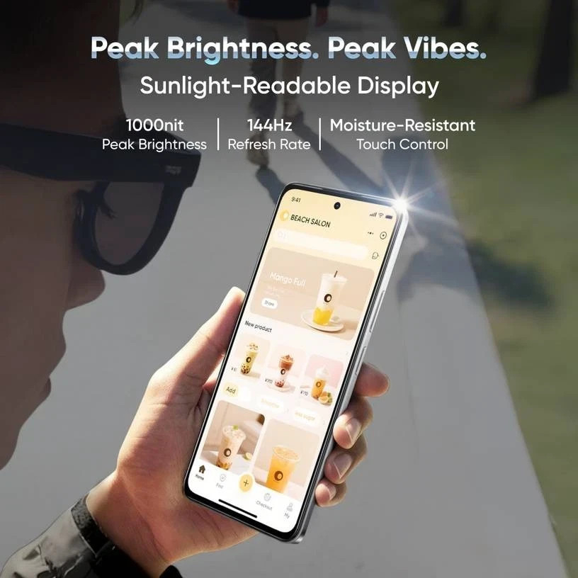 realme P4x 5G Pink 6GB RAM 128GB Factory Unlocked Global Version Smartphone