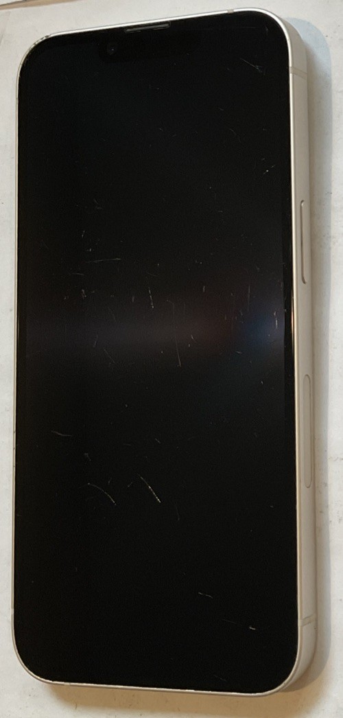 USED GSM UNLOCKED STARLIGHT, iPhone 14, 128GB A2649 MPUN3LL/A WITH 82% BATTERY