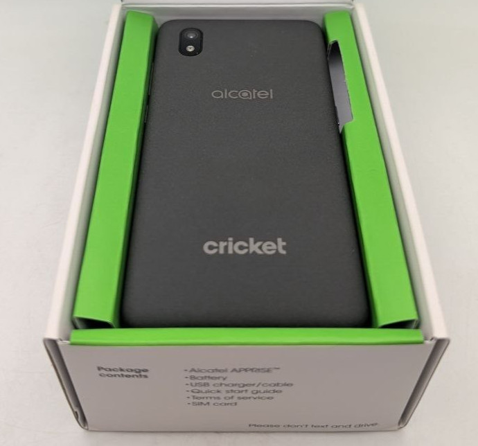 Alcatel Apprise 5002R Android Smartphone Cricket Locked 5.5″ HD Display 5MP 16GB
