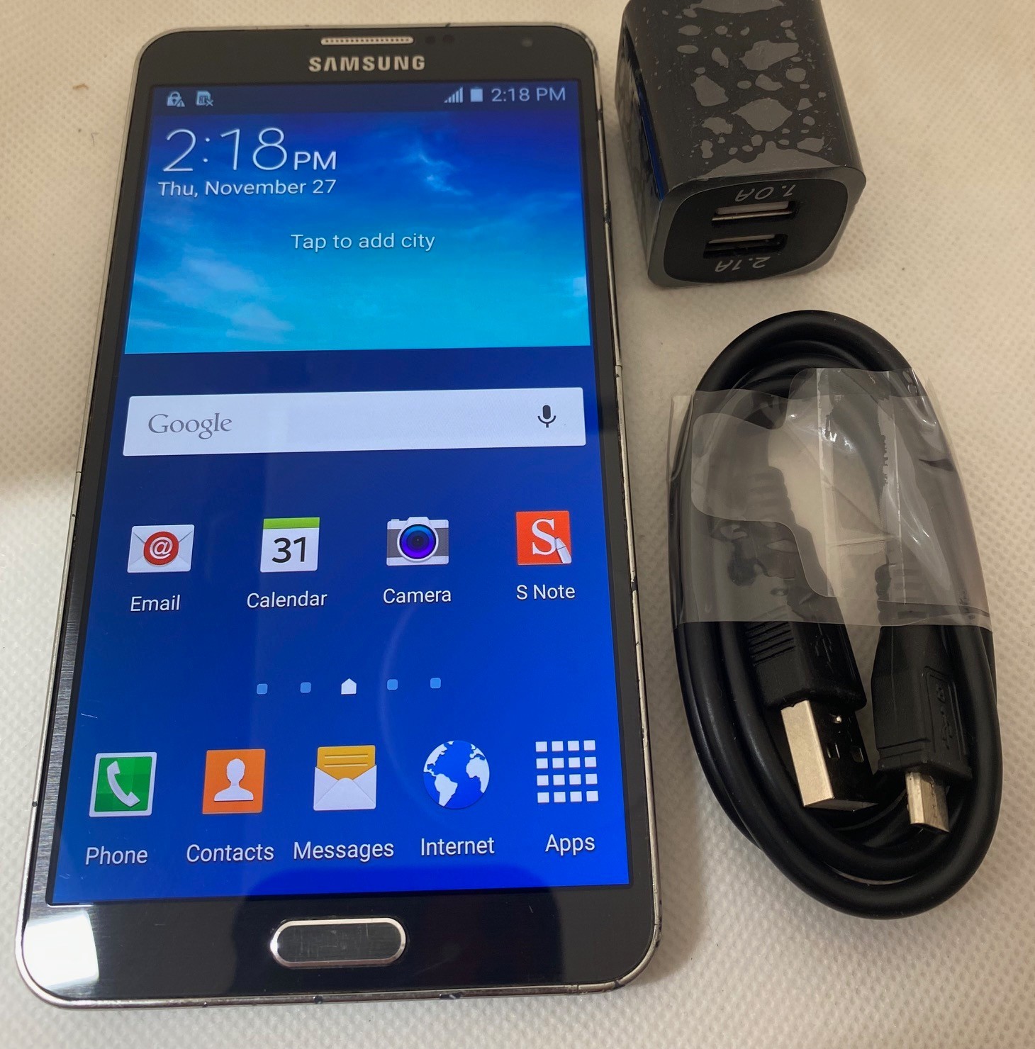 Samsung Galaxy note 3 N900T 32GB T-Mobile Unlocked Black – Good