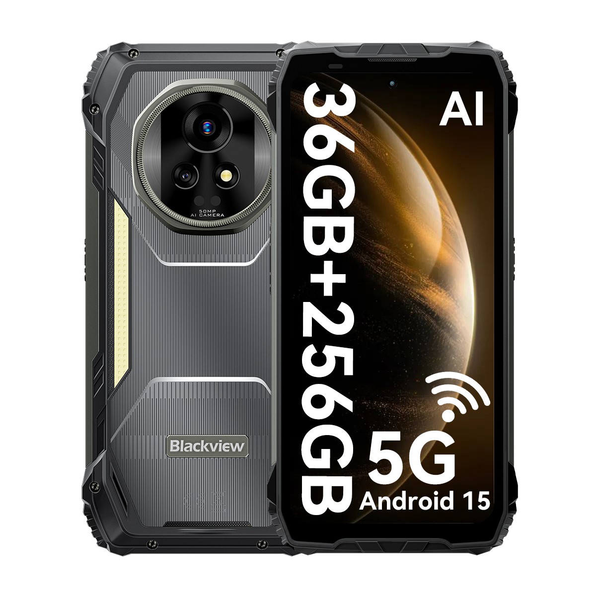 Blackview XPLORE 2 5G Rugged Smartphone 36GB+256GB Android 15 20000mAh NFC 50MP