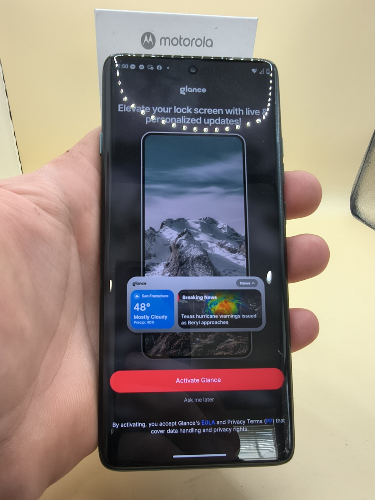 Motorola Edge 2025 XT2519-1 Screen Cracked 256GB