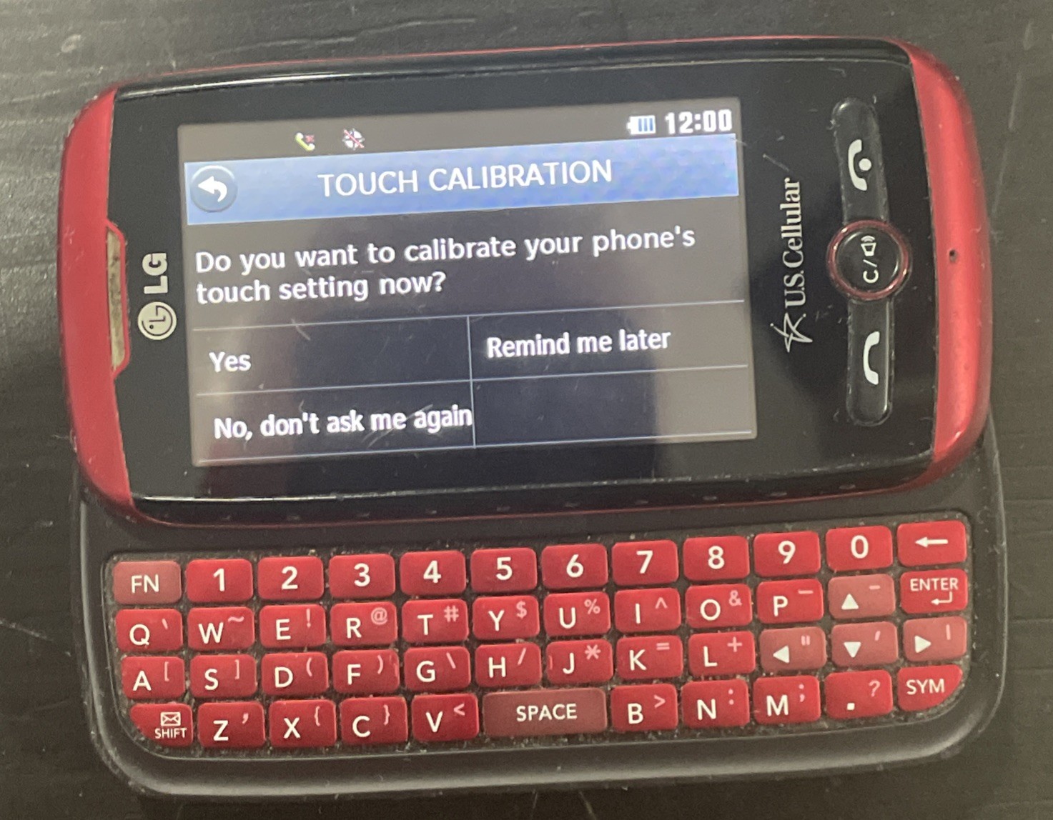 RARE Attune UN270 – Slider – Red U.S. Cellular COMPLETE OEM Accessories Included