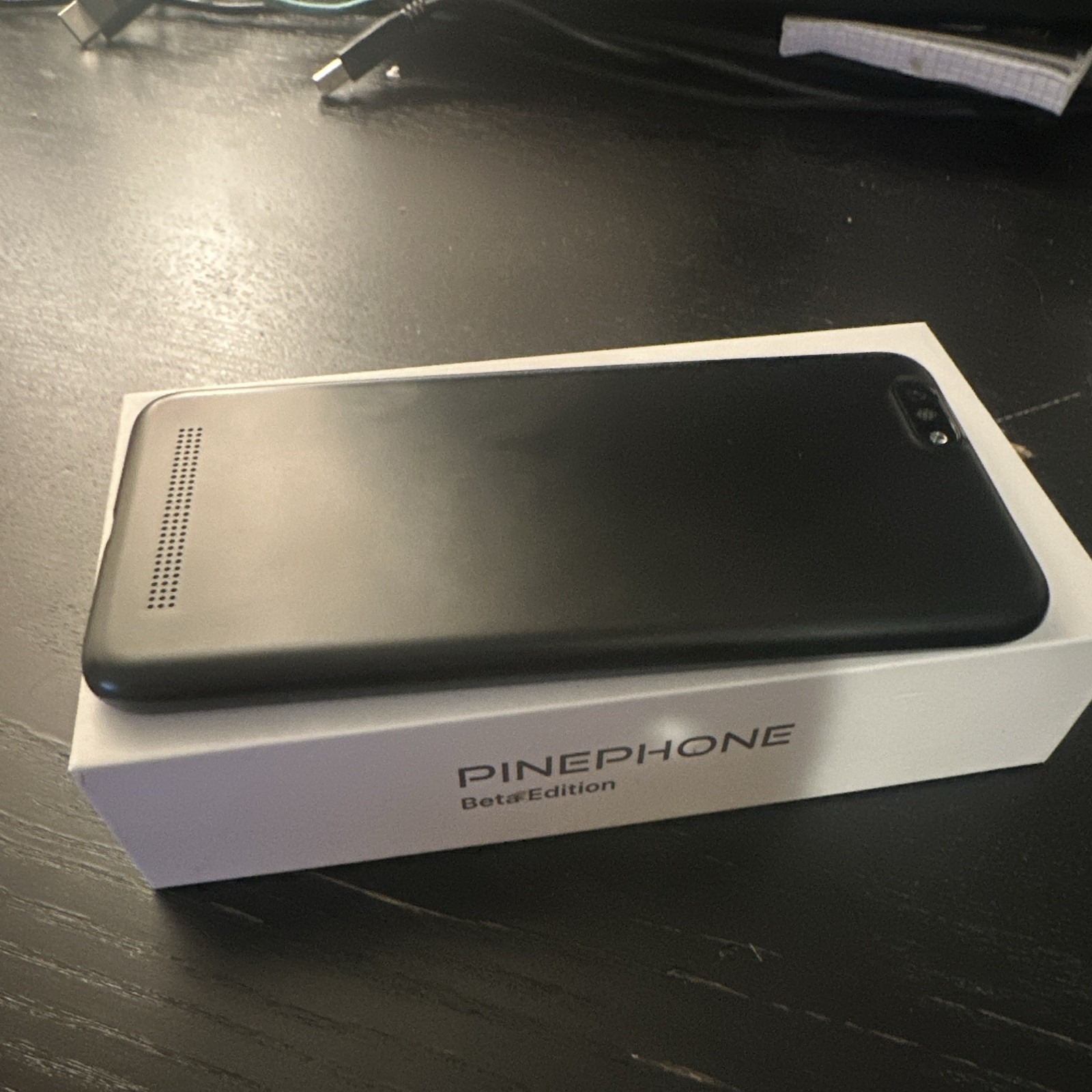 Pine64 PinePhone Beta Edition 32GB Black USB-C 5MP Camera Open Box