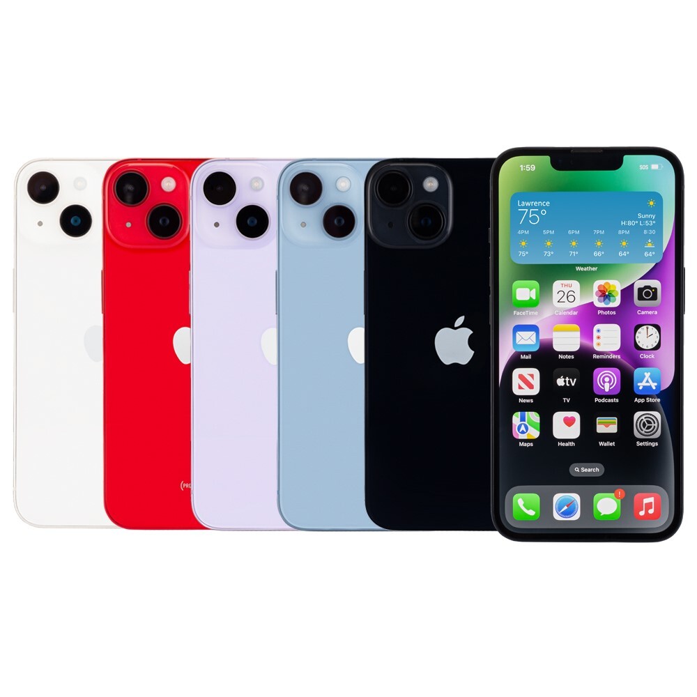 Apple iPhone 14 256GB Factory Unlocked AT&T T-Mobile Verizon Fair Condition