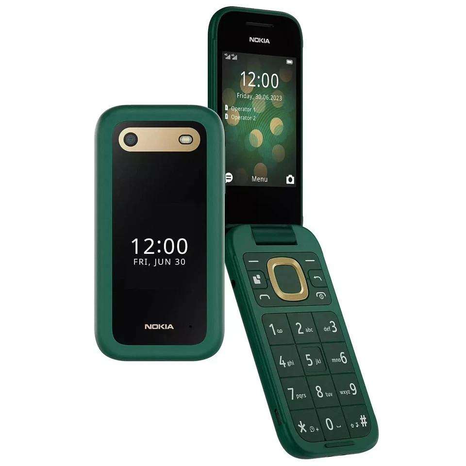 Nokia 2660 Flip 4G Dual-SIM 128MB+48MP 4 Colors Unlocked Flip Mobile Phone