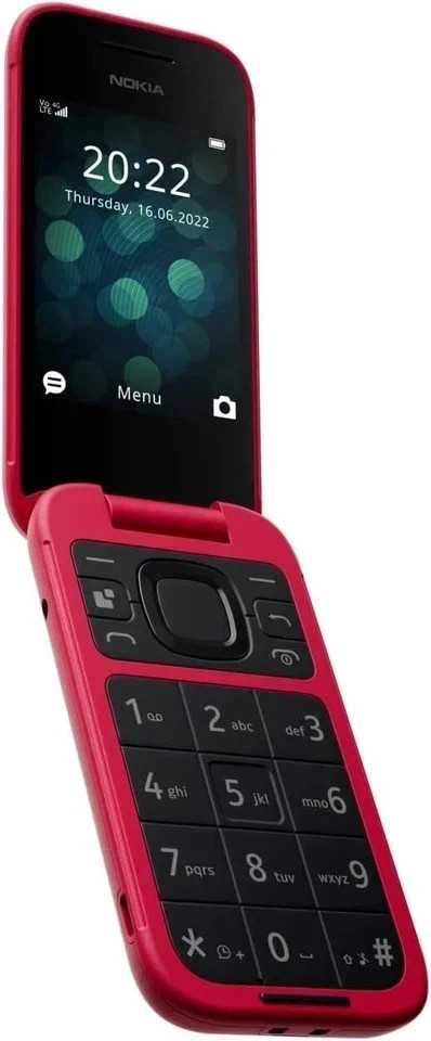 Nokia 2660 Flip 4G Dual-SIM 128MB+48MP 4 Colors Unlocked Flip Mobile Phone