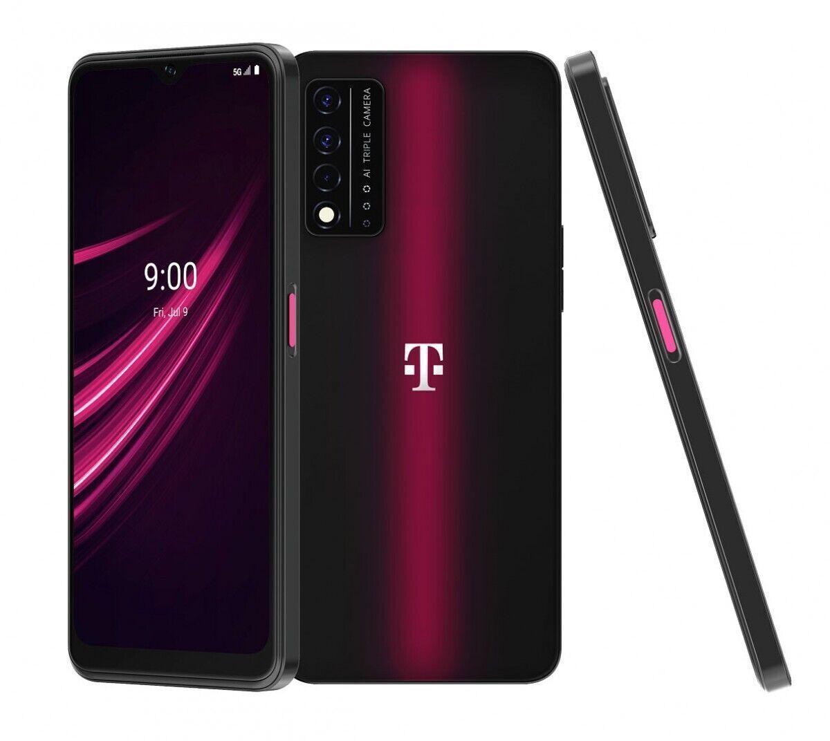 T-Mobile REVVL V+ 5G – 64GB – Nebula Black (T-Mobile)