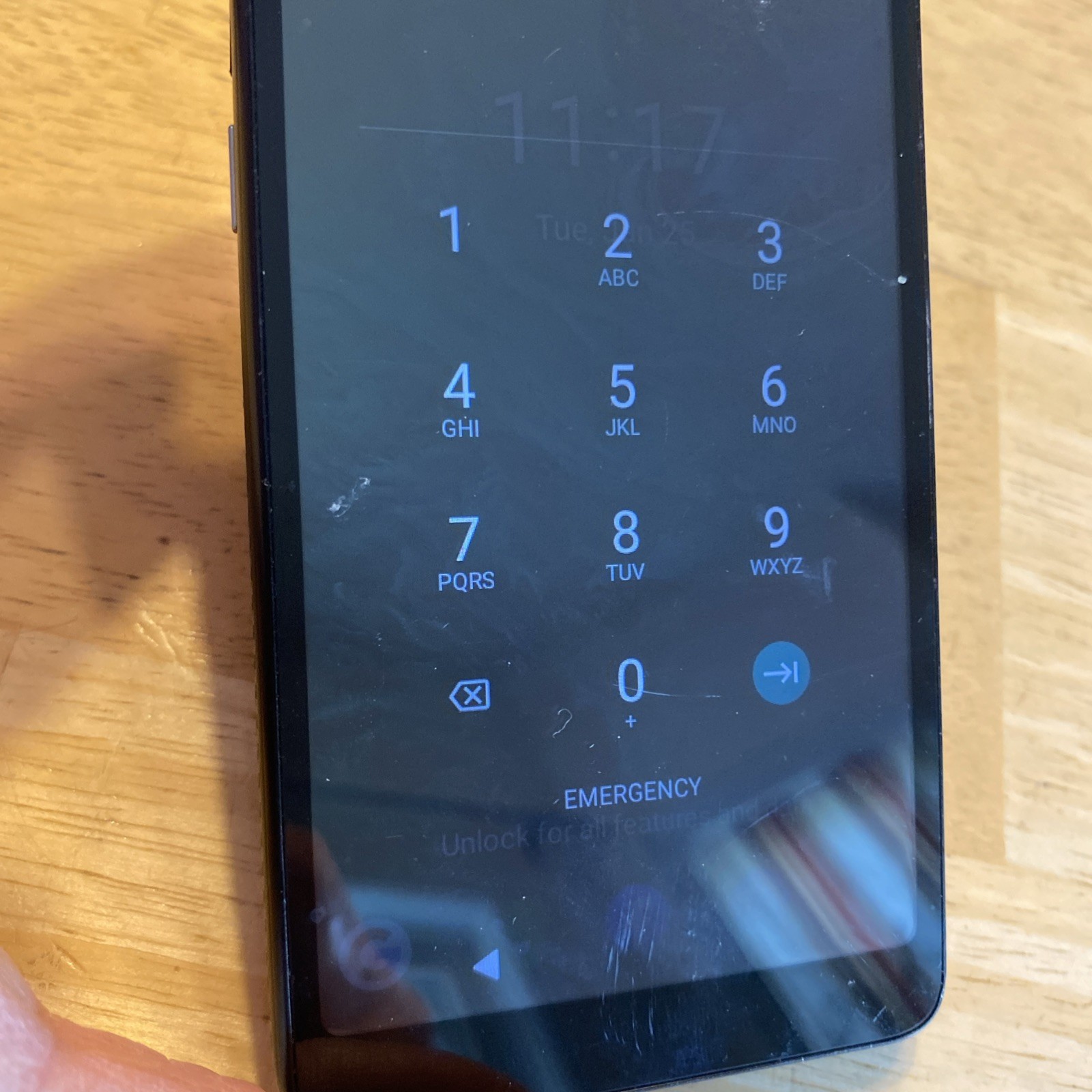 TCL Tracfone Smartphone Locked No Sim Card As Is. No Returns
