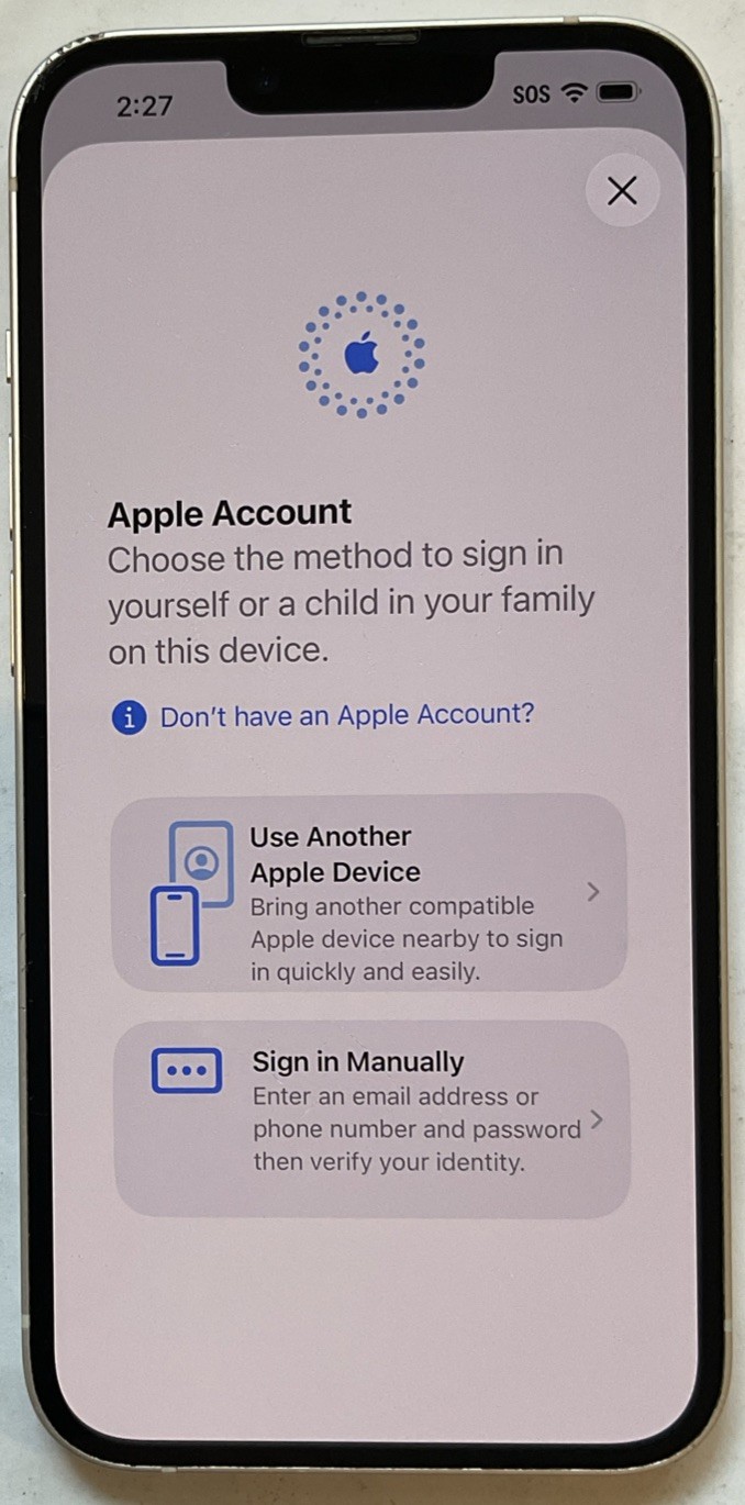 USED GSM UNLOCKED STARLIGHT, iPhone 14, 128GB A2649 MPUN3LL/A WITH 82% BATTERY