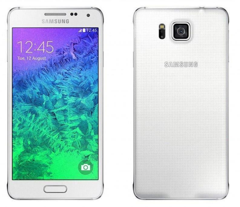 UNLOCKED T-Mobile AT&T Samsung Galaxy Alpha G850 32GB SmartPhone Very Good WHITE