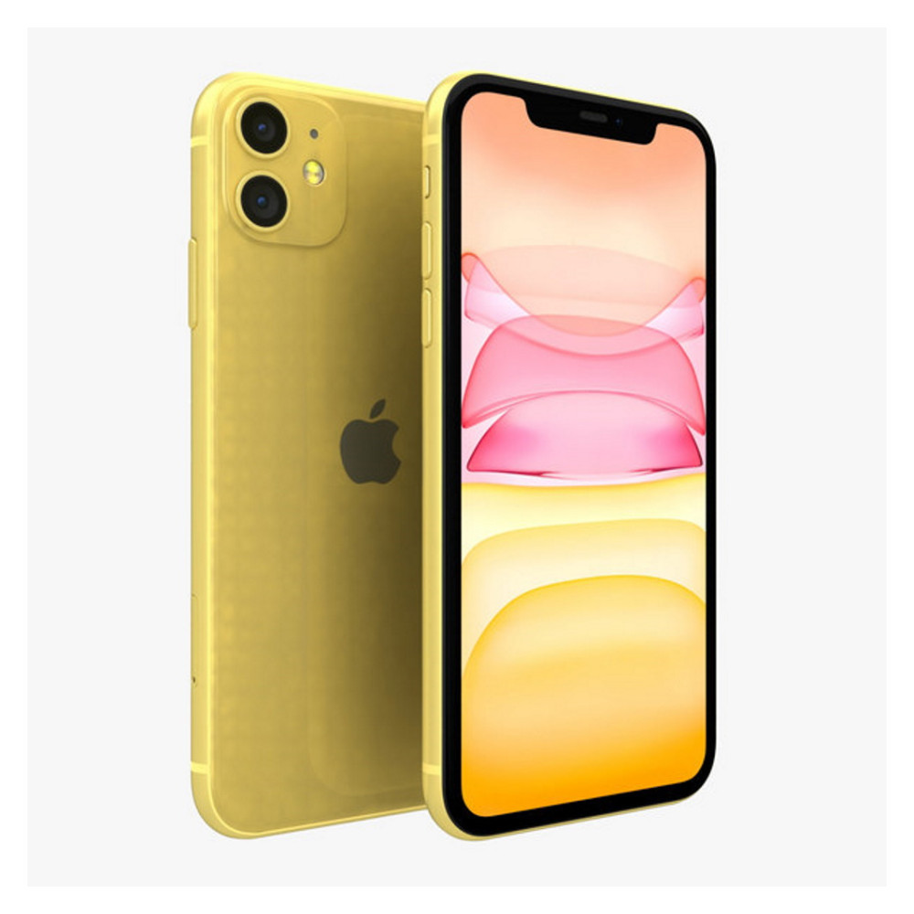 Apple iPhone 11 128GB – Black/Yellow, Unlocked, T-Mobile – Good Condition!