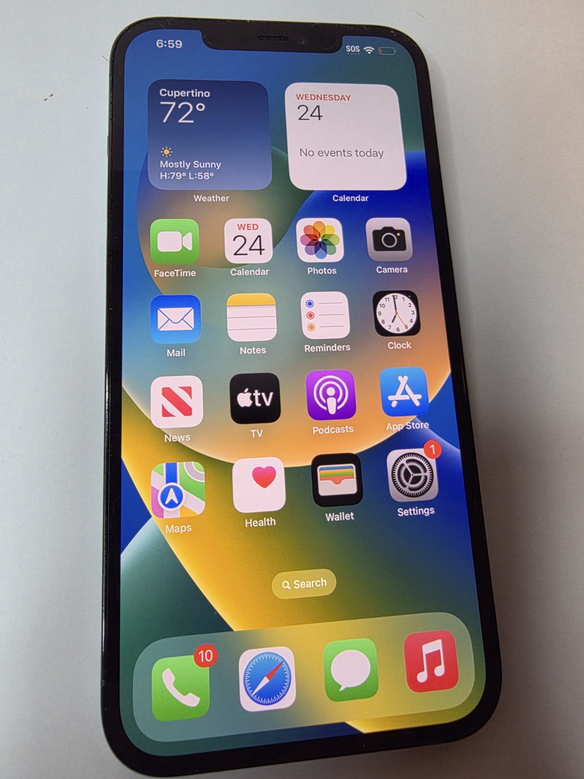 Apple iPhone 12 Pro Max 128 GB Pacific Blue AT&T Locked Excellent Cond 92% Batte