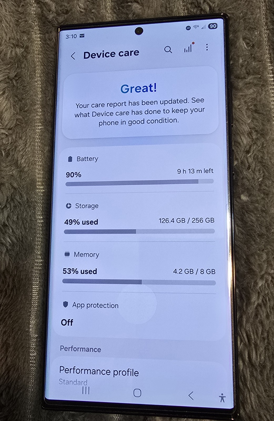 Samsung Galaxy S23 Ultra – 256 GB – Phantom Black (Unlocked)