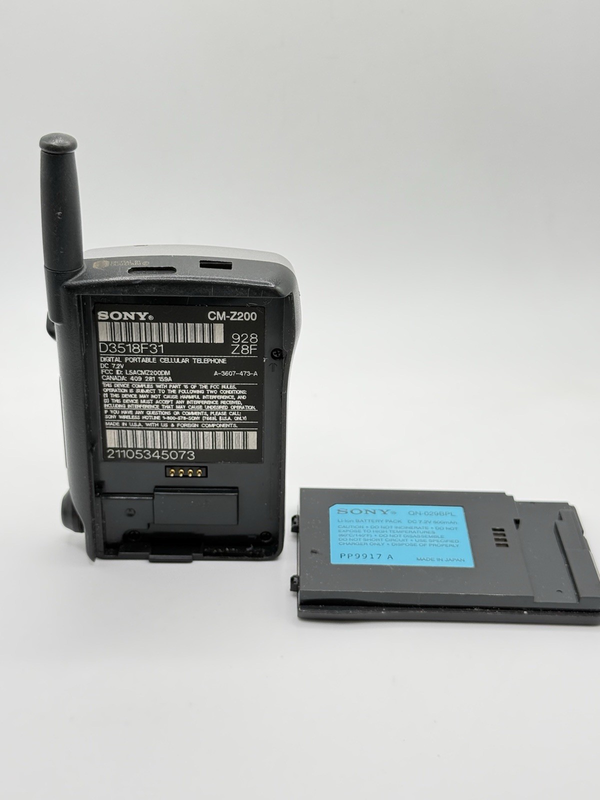 COLLECTIBLE Sony CM-Z200 D-Wave Zuma 1997 Cell Phone CDMA 800 – POWER TESTED ✅✅