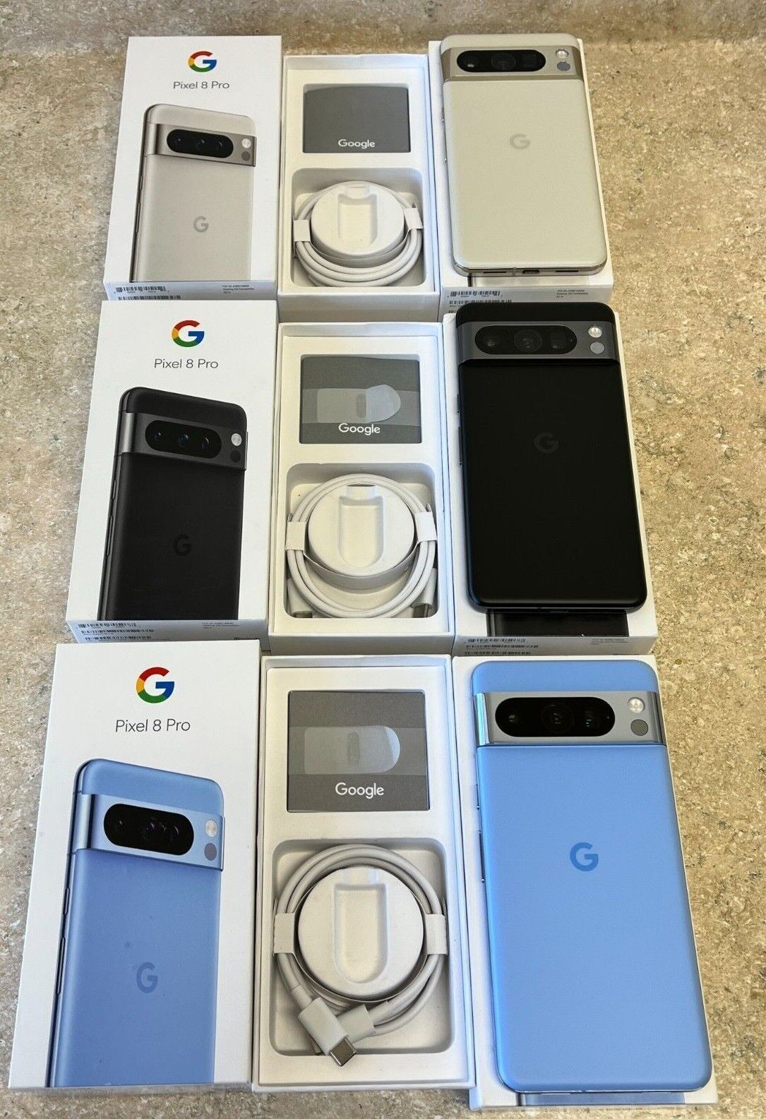 Google Pixel 8 Pro 5G 128GB Unlocked In-Box Excellent + Tempered Glass Bonus