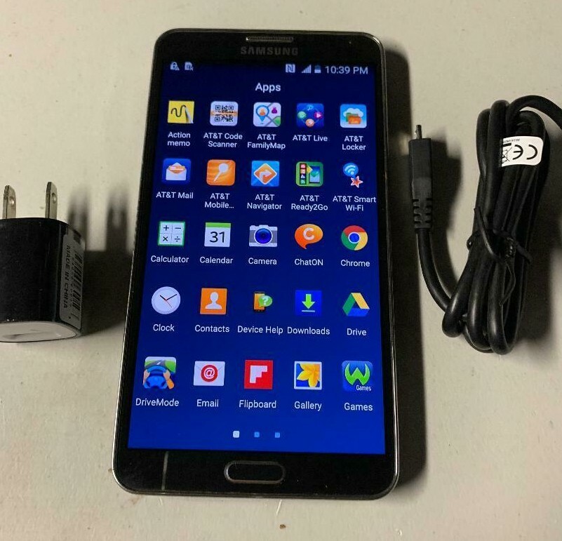 Samsung Galaxy Note 3 SM-N900A – 32 GB – Jet Black (AT&T unlocked)