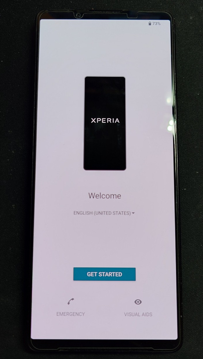 Sony Xperia 1 V (cracked back, glue residue, please read description)