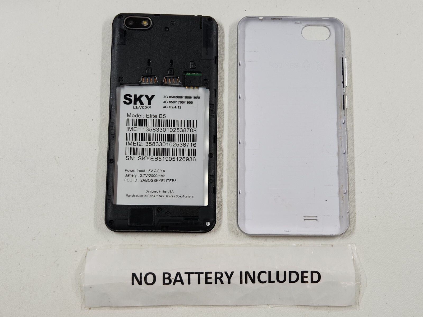 SKY Devices Elite B5 – 8GB – (GSM Unlocked) Dual SIM – Bad Speaker – Q4581