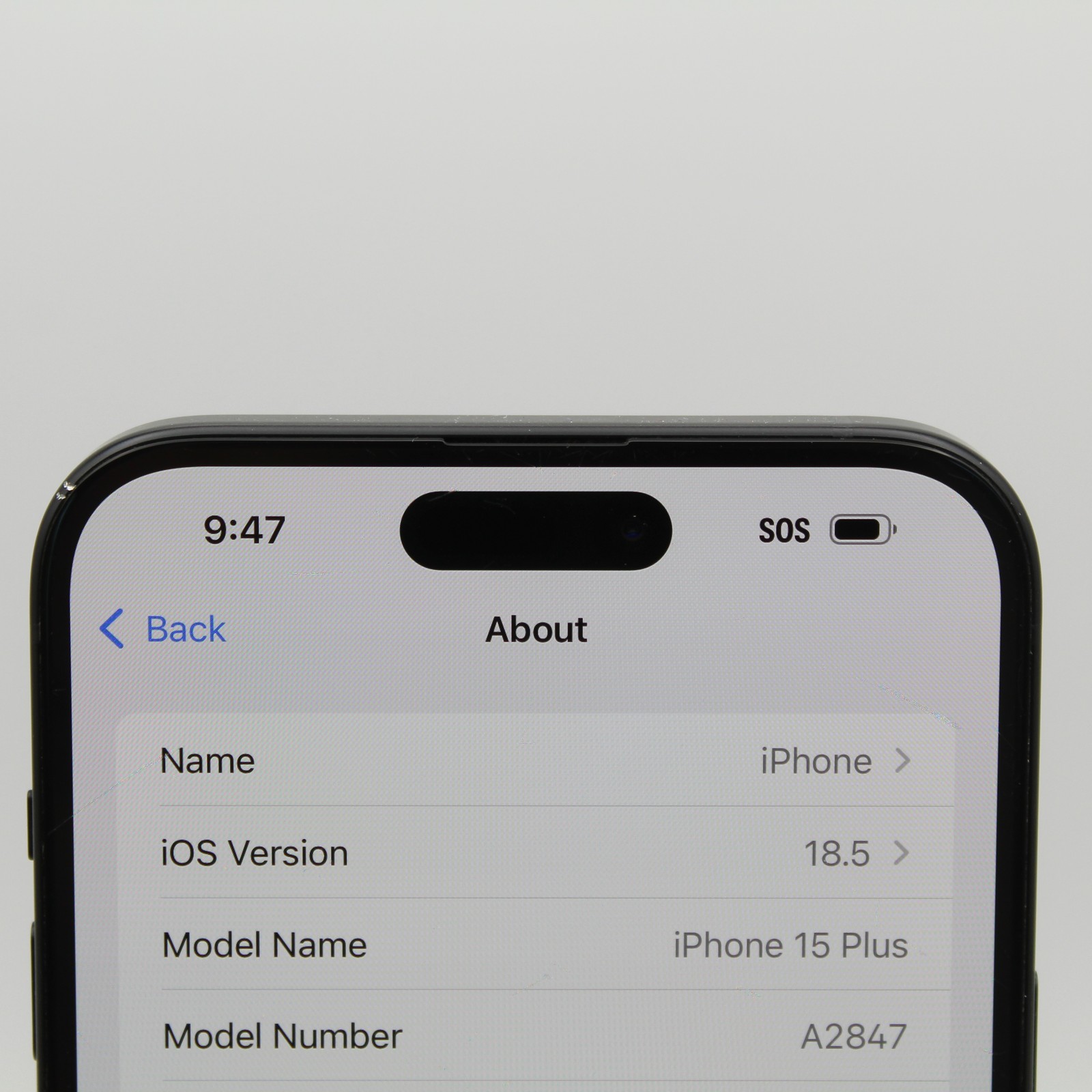 Apple iPhone 15 Plus A2847 128GB Fair Condition | Black | UNLOCKED
