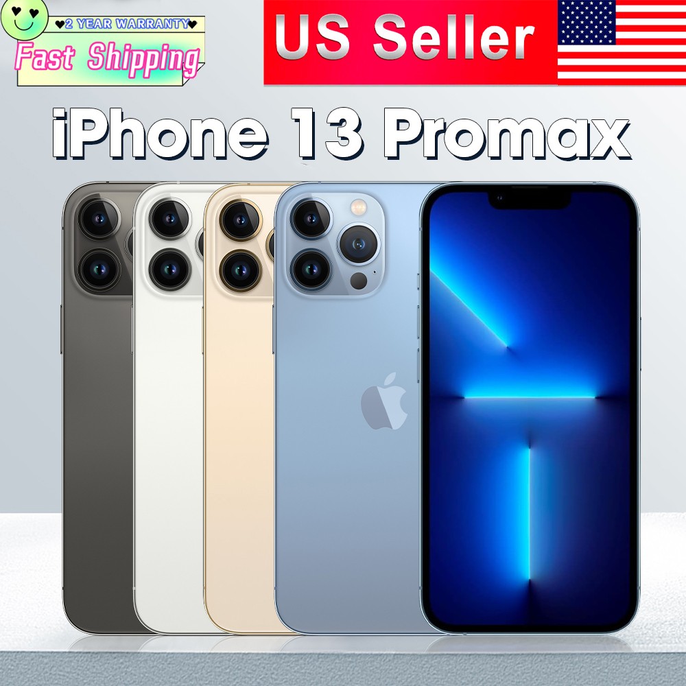 NEW SEALED APPLE IPHONE 13 PRO MAX A2484 512GB/256/128GB 6.7″ UNLOCKED
